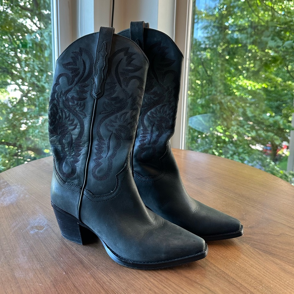 Jeffrey Campbell Dagget Boot Black Size 8.5